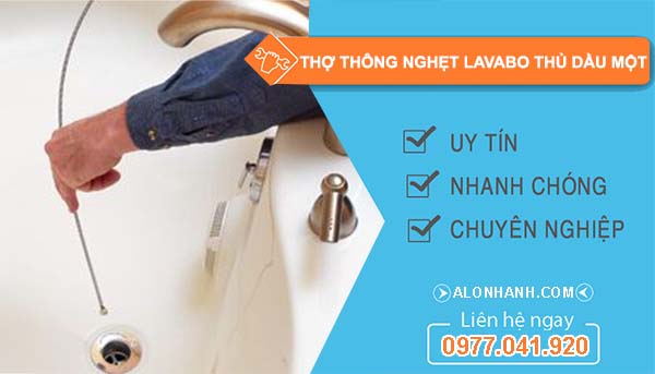 dịch vụ thợ thông nghẹt lavabo thủ dầu một