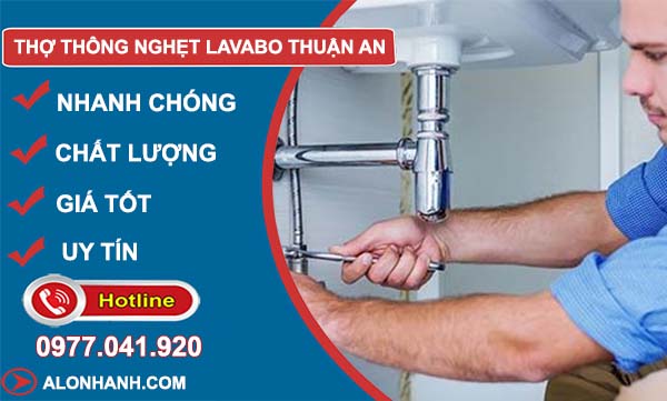 dịch vụ thợ thông nghẹt lavabo thuận an
