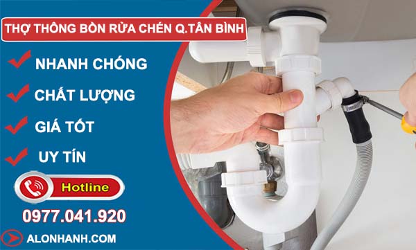 dịch vụ thợ thông bồn rửa chén quận tân bình