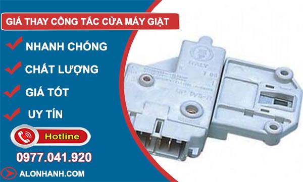 giá thay công tác cửa máy giặt bao nhiêu tiền