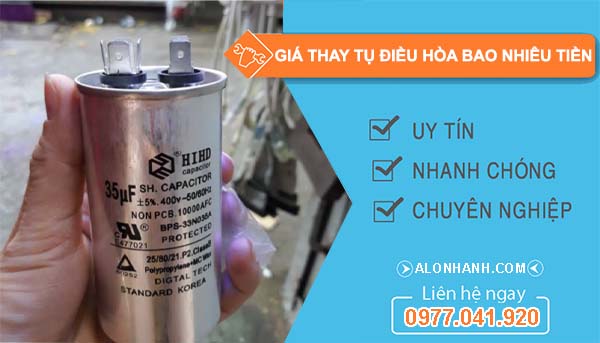 giá thay tụ điều hòa bao nhiêu tiền
