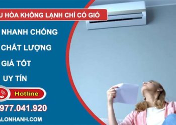 khắc phục điều hòa không lạnh chỉ có gió