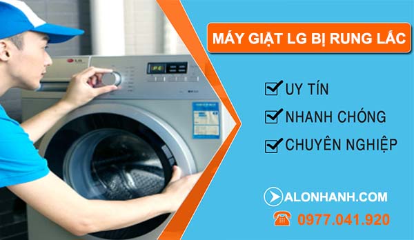 lý do máy giặt lg bị rung lắc