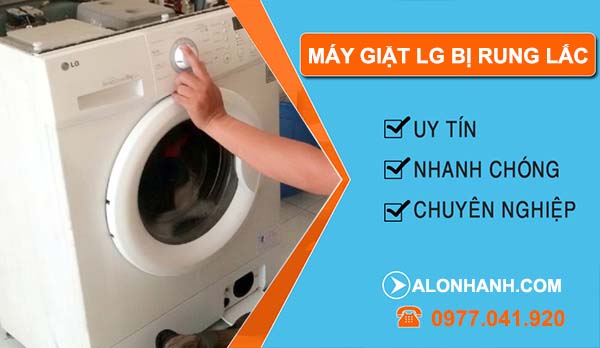 máy giặt lg bị rung lắc