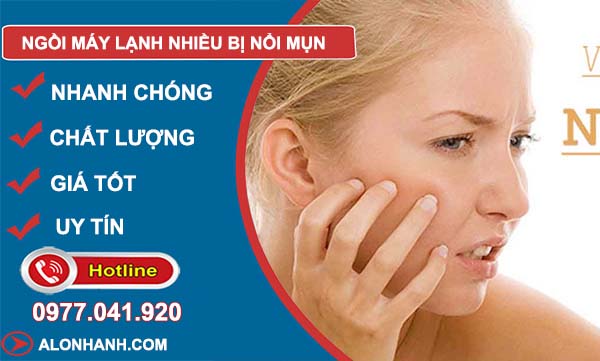 ngồi máy lạnh nhiều bị nổi mụn