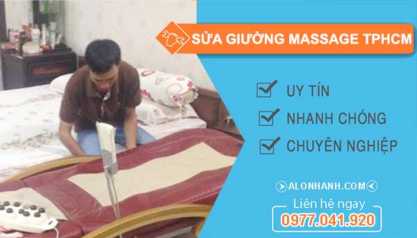 sửa giường massage tphcm