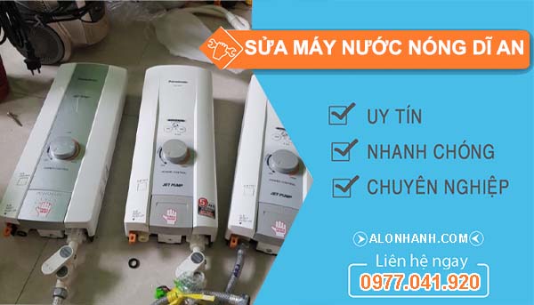 sửa máy nước nóng dĩ an