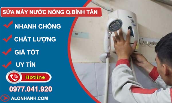 sửa máy nước nóng quận bình tân