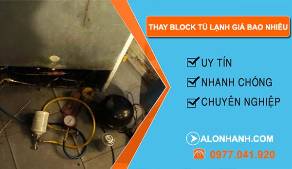 thay block tủ lạnh giá bao nhiêu