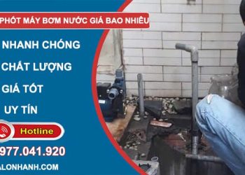thay ron phốt máy bơm nước giá bao nhiêu
