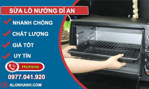 thi công sửa lò nướng dĩ an