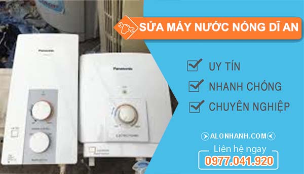 thi công sửa máy nước nóng dĩ an