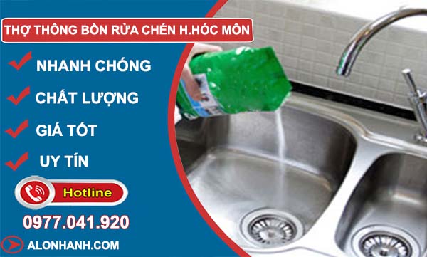thi công thợ thông bồn rửa chén huyện hóc môn