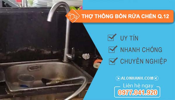 thi công thợ thông bồn rửa chén quận 12