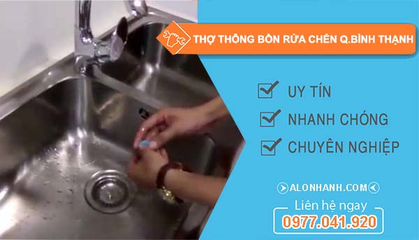 thi công thợ thông bồn rửa chén quận bình thạnh