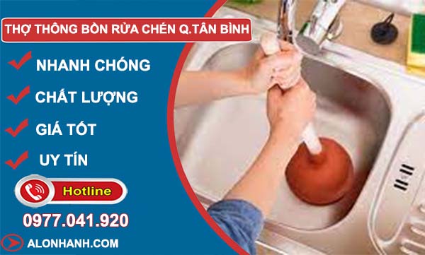 thi công thợ thông bồn rửa chén quận tân bình