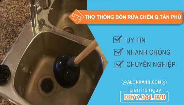 dịch vụ thợ thông bồn rửa chén quận tân phú