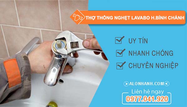 thi công thợ thông nghẹt lavabo huyện bình chánh