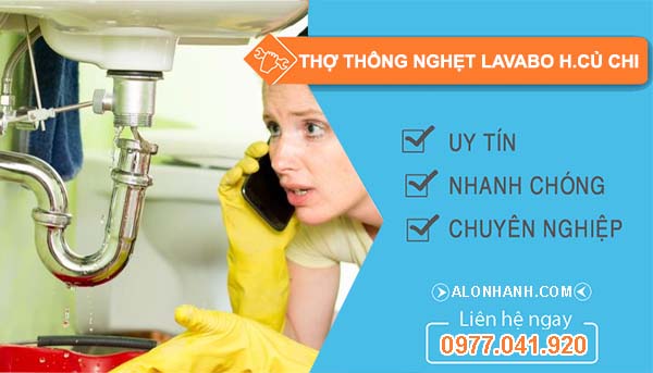 thi công thợ thông nghẹt lavabo huyện củ chi