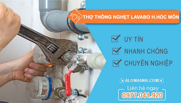 thi công thợ thông nghẹt lavabo huyện hóc môn
