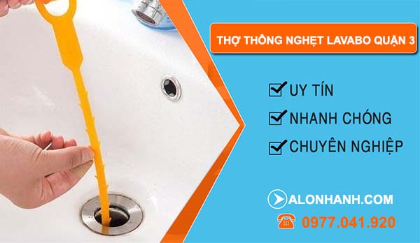 thi công thợ thông nghẹt lavabo quận 3