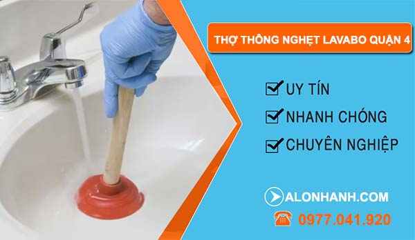 thi công thợ thông nghẹt lavabo quận 4