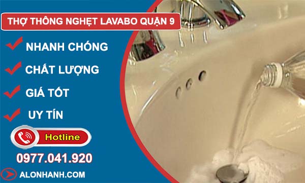thi công thợ thông nghẹt lavabo quận 9