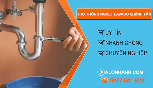 thi công thợ thông nghẹt lavabo quận bình tân