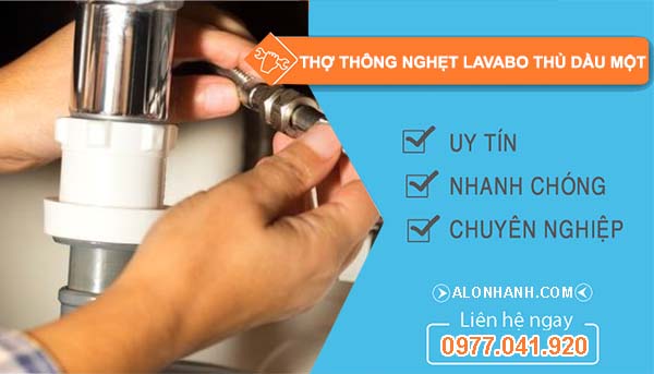 thi công thợ thông nghẹt lavabo thủ dầu một