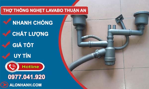 thi công thợ thông nghẹt lavabo thuận an