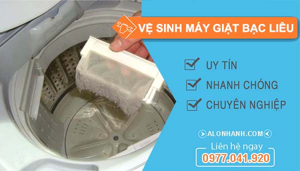 thi công vệ sinh máy giặt bạc liêu