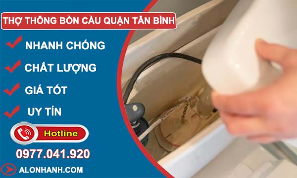 thợ thông bồn cầu quận tân bình