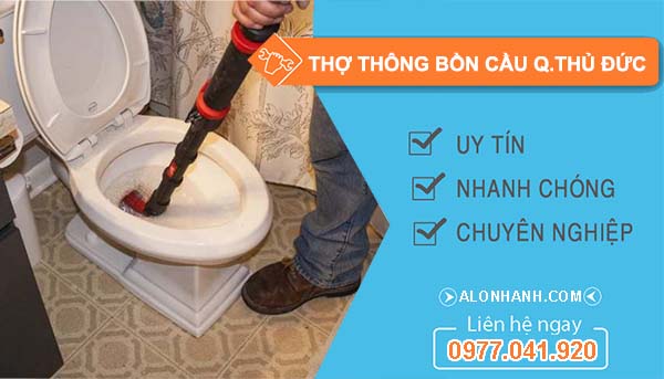 thợ thông bồn cầu quận thủ đức