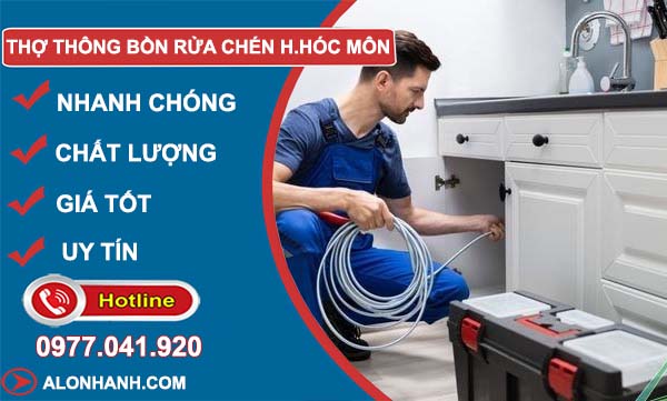 thợ thông bồn rửa chén huyện hóc môn