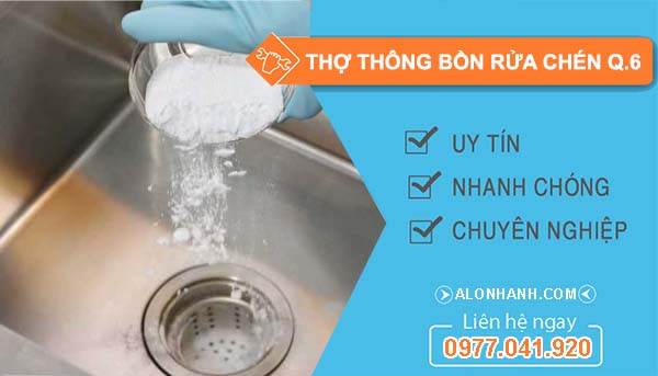 thợ thông bồn rửa chén quận 6