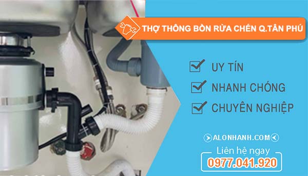 thợ thông bồn rửa chén quận tân phú
