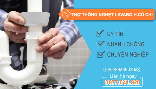 thợ thông nghẹt lavabo huyện củ chi
