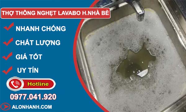 thợ thông nghẹt lavabo huyện nhà bè