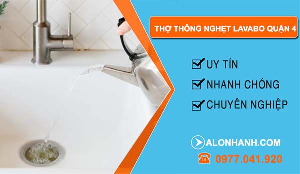 thợ thông nghẹt lavabo quận 4