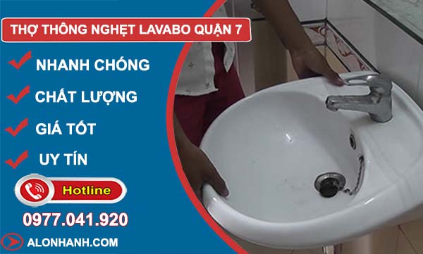 thợ thông nghẹt lavabo quận 7