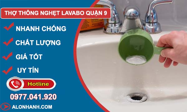 thợ thông nghẹt lavabo quận 9