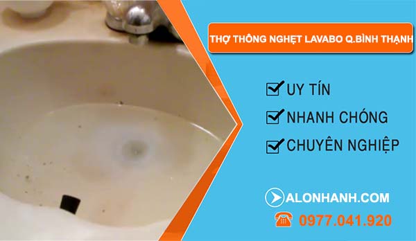 thợ thông nghẹt lavabo quận bình thạnh