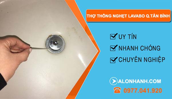 thợ thông nghẹt lavabo quận tân bình