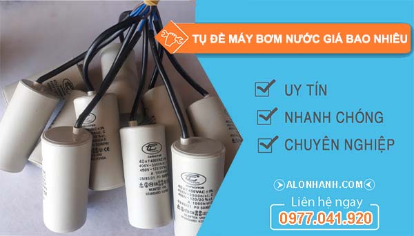tụ đề máy bơm nước giá bao nhiêu