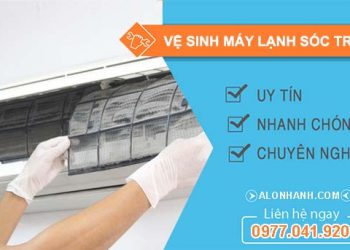 vệ sinh máy lạnh sóc trăng