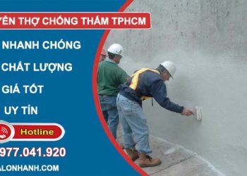 an tâm tuyển thợ chống thấm tphcm