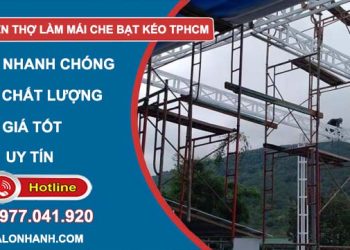 an tâm tuyển thợ làm mái che bạt kéo tphcm