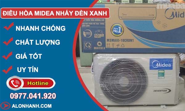 điều hòa media nháy đèn xanh