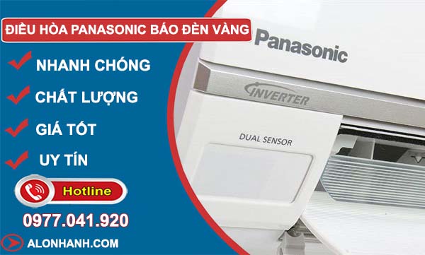 điều hòa panasonic báo đèn vàng