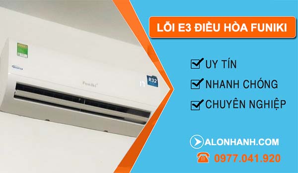 lỗi e3 điều hòa funiki